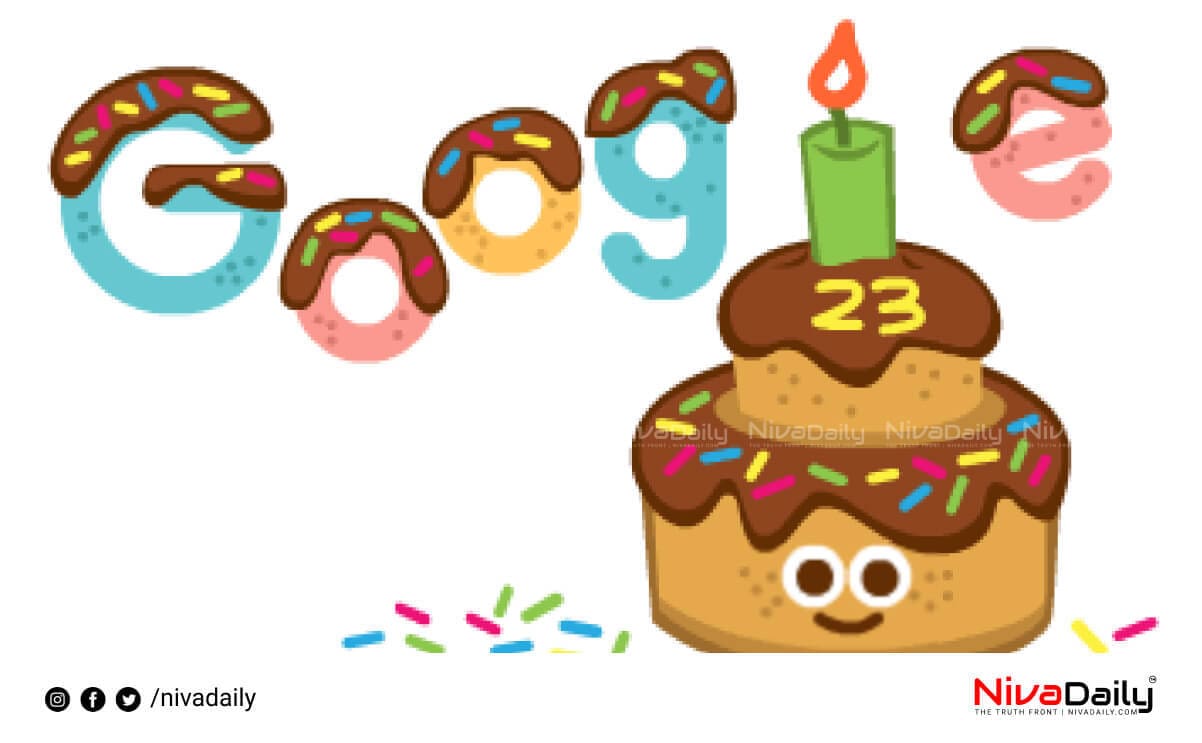 Google birthday celebration