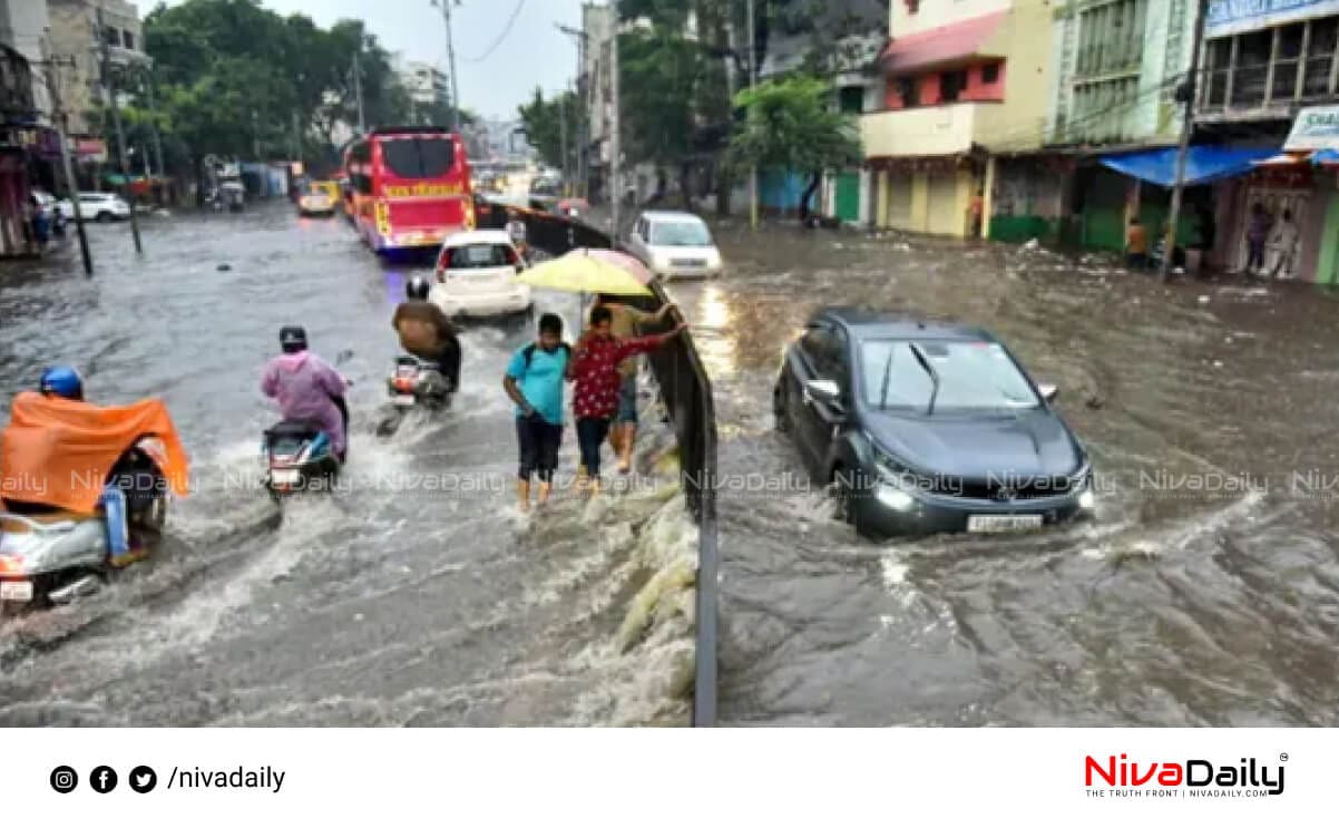 ഗുലാബ് ചുഴലിക്കാറ്റ് ശക്തമായ മഴ