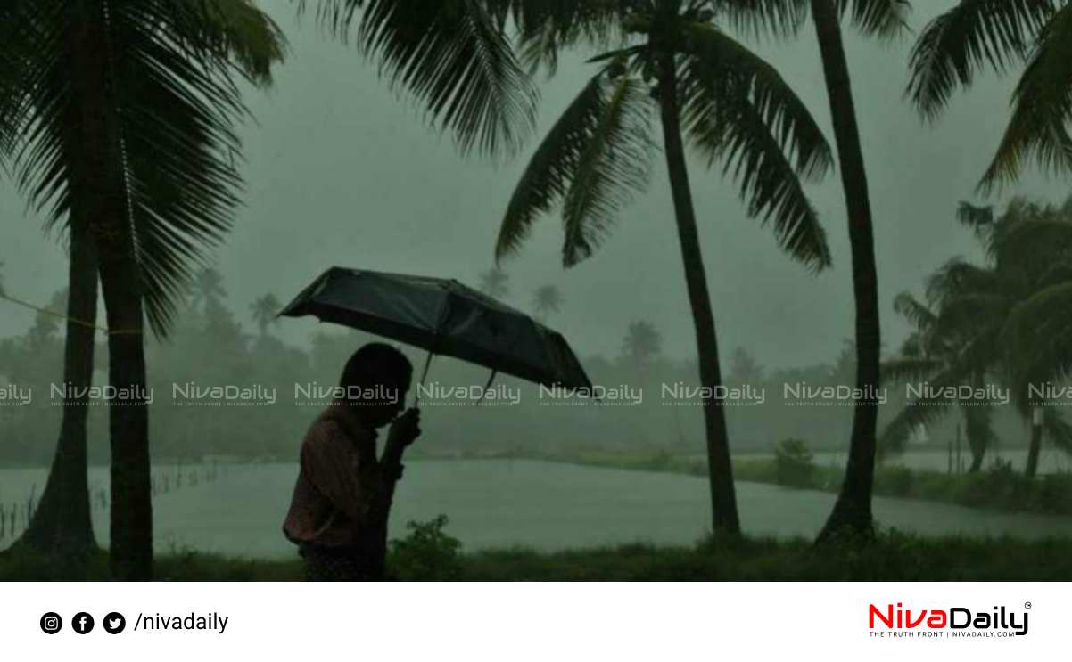 chance of rain kerala