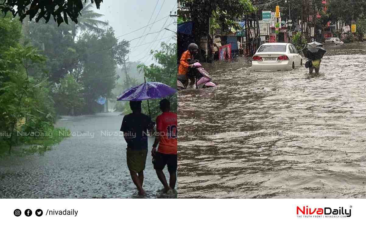 സംസ്ഥാനത്ത് പലയിടങ്ങളിലായി മഴക്കെടുതി