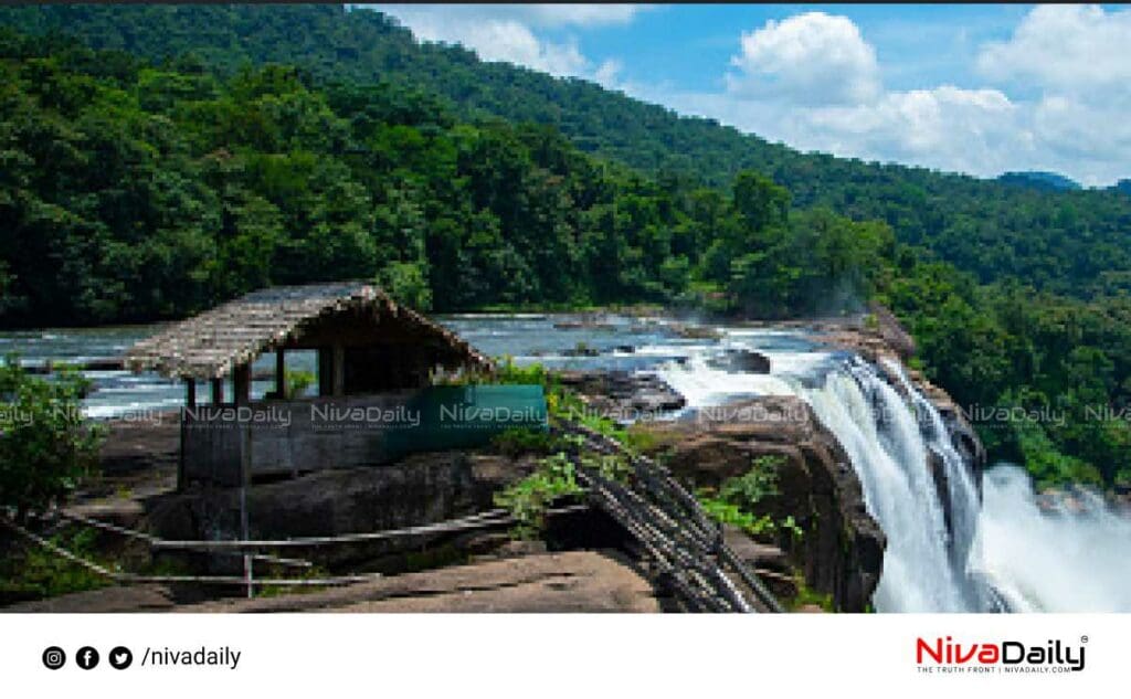 Athirappilly Waterfall shed