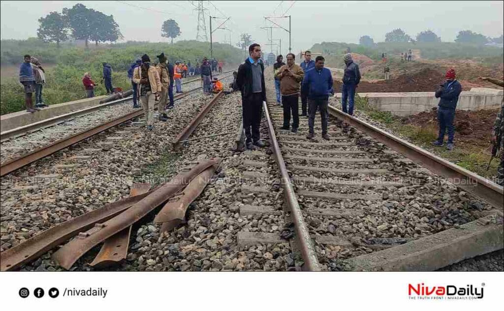 bomb blast railway track