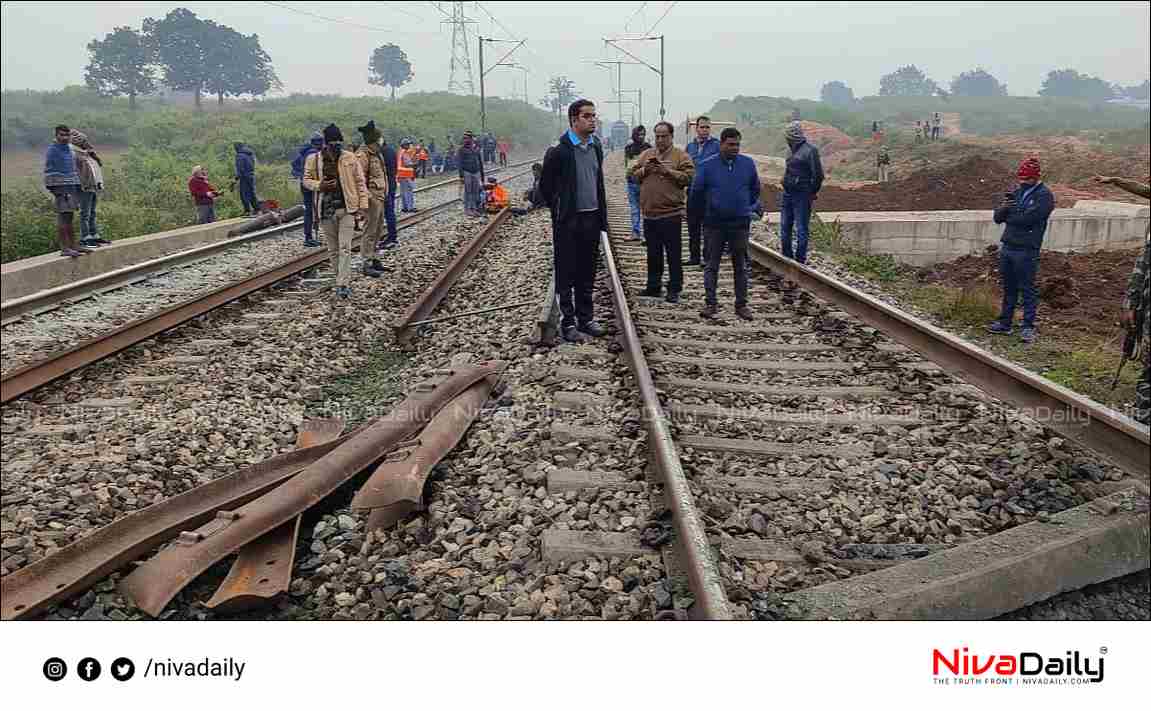 bomb blast railway track