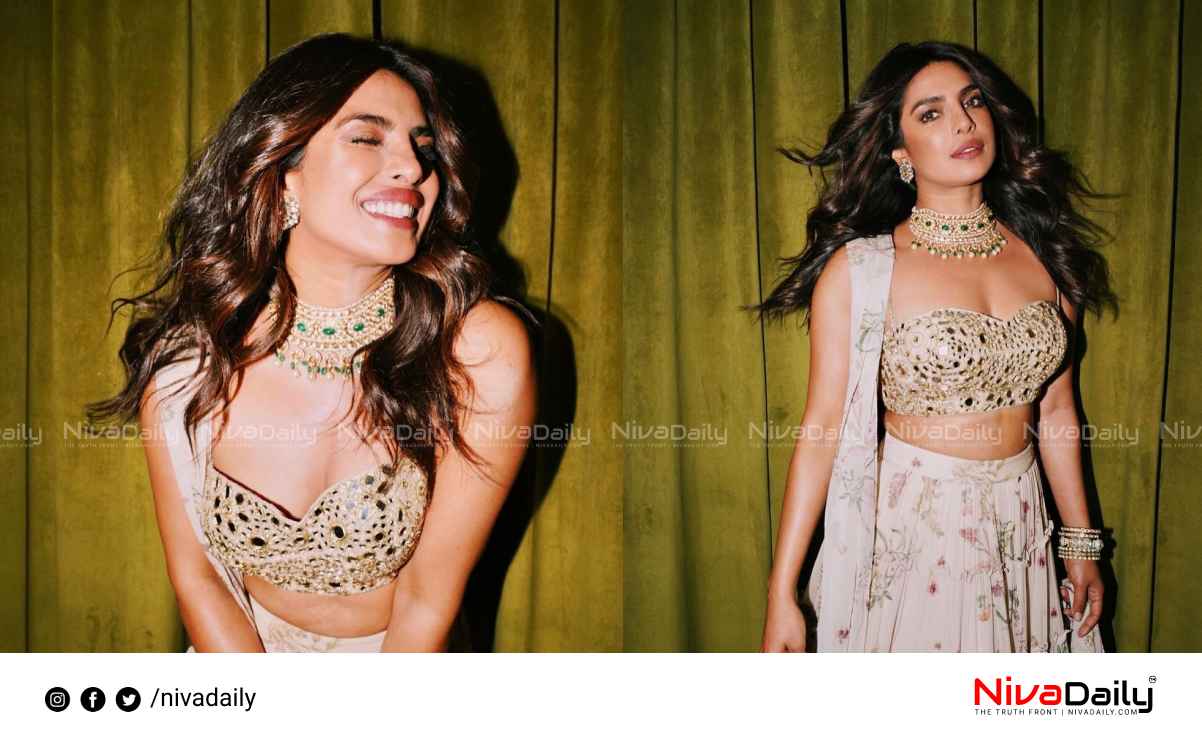 Diwali Priyanka Chopra hot lehenga