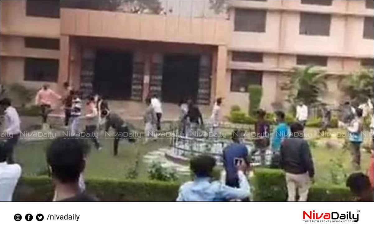 Attack against school in Madhya Pradesh.