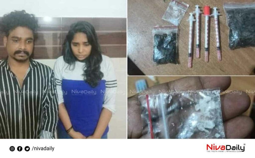 Woman and youth arrested with MDMA drugs in Kozhikode