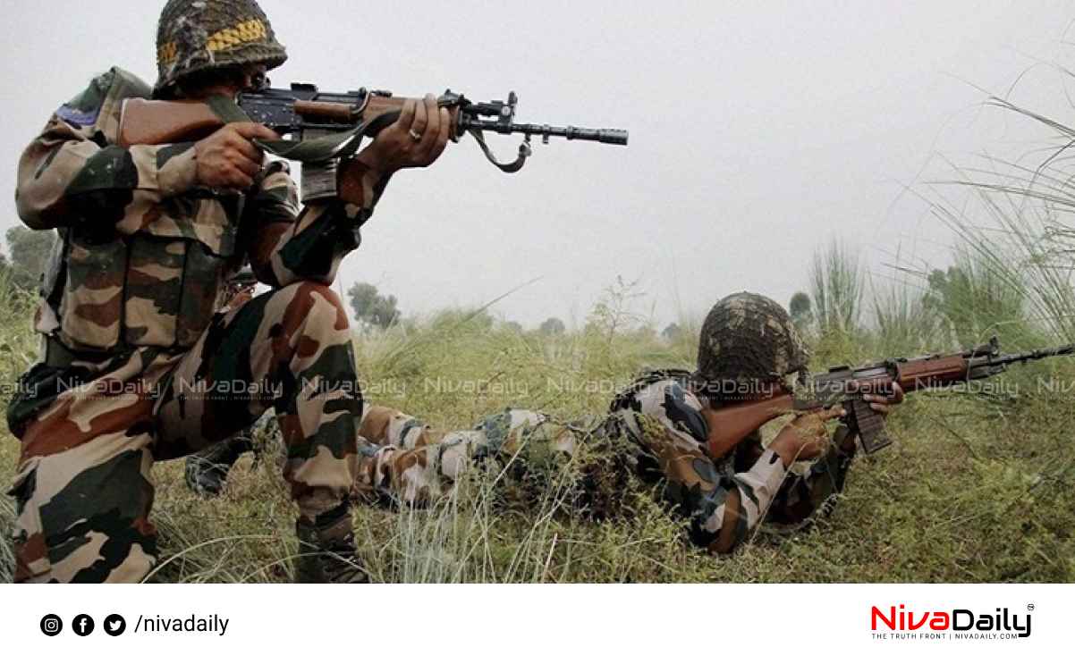 A terrorist was killed by the army in an encounter at Jammu  Kashmir.