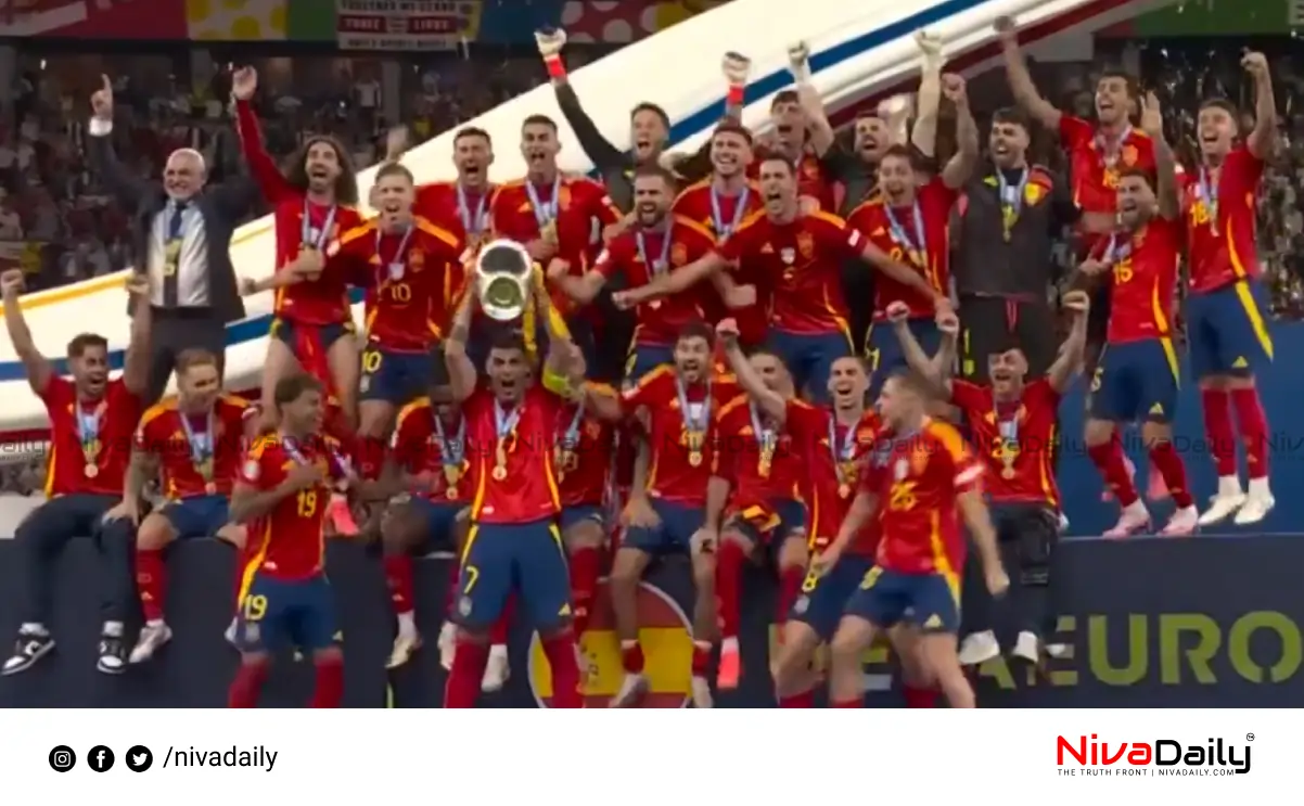 Spain wins Euro Cup