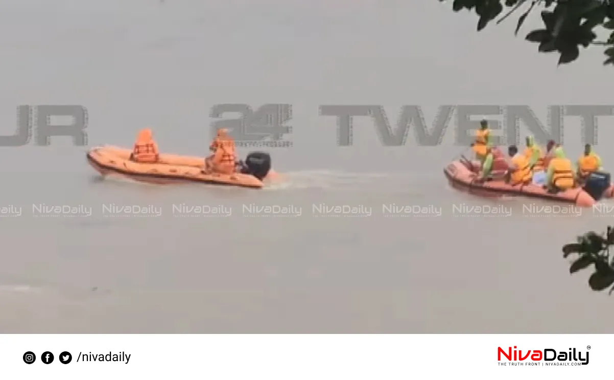 Arjun lorry search Gangavali River