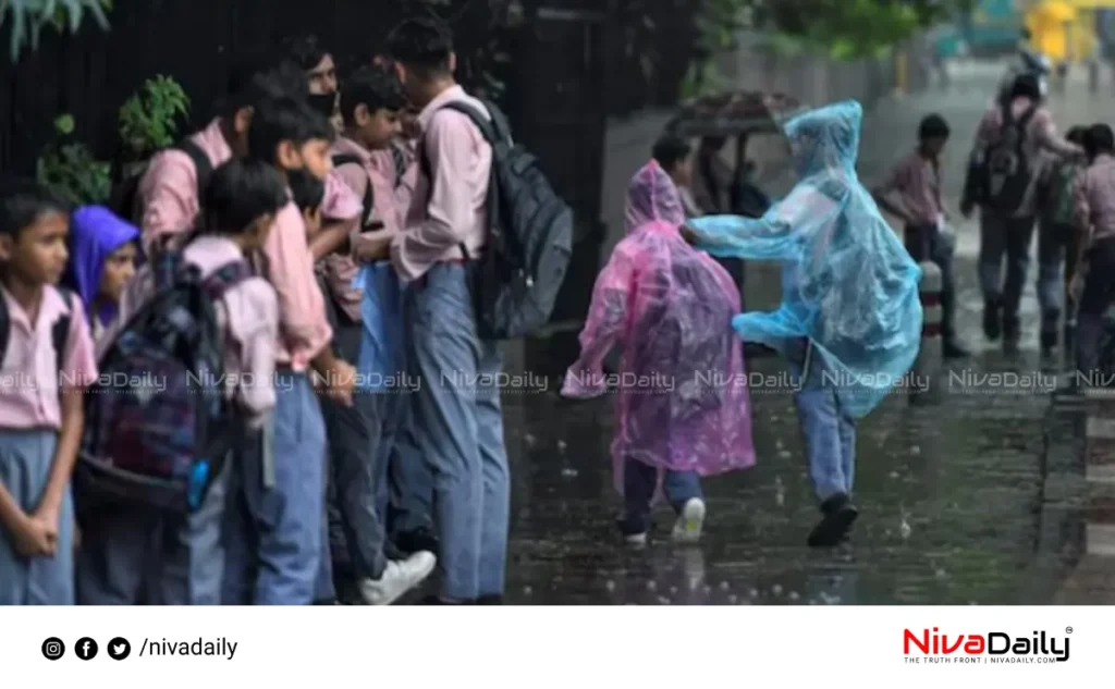 Kerala school holiday heavy rain