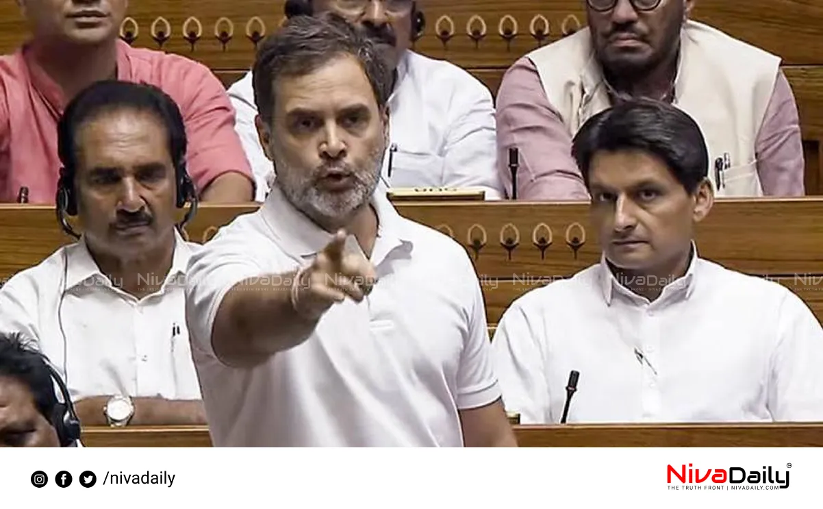 Rahul Gandhi Lok Sabha speech