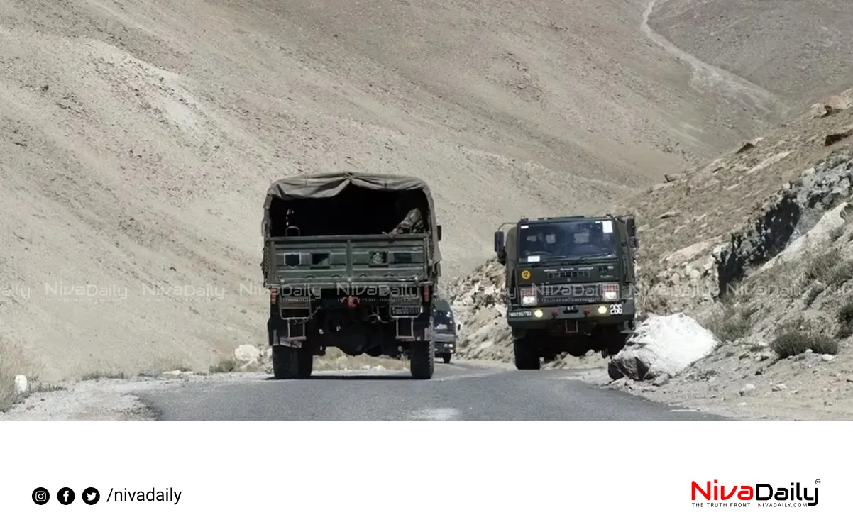 Ladakh military vehicle accident