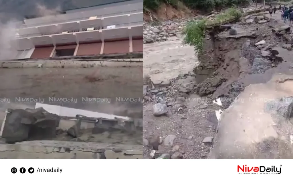 Cloudburst in Uttarakhand and Himachal Pradesh