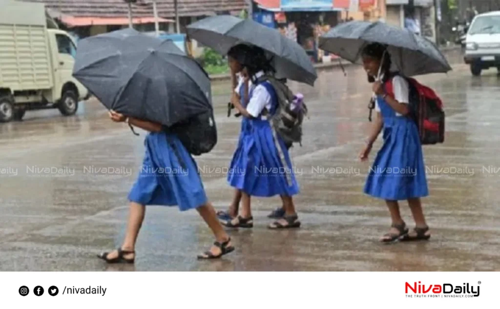 Thrissur school holiday heavy rain