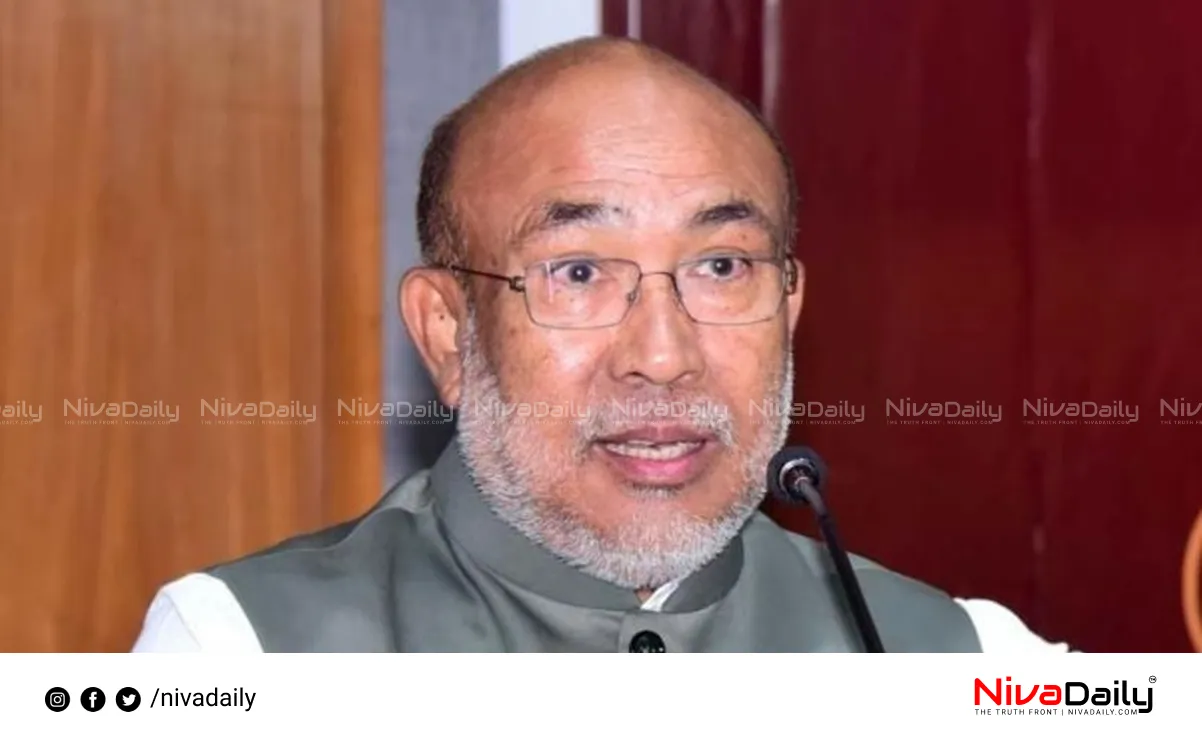 Manipur CM Biren Singh resignation