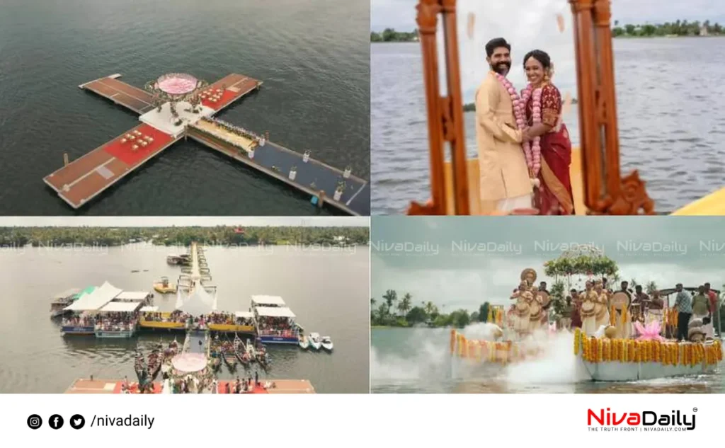 Alappuzha backwater wedding