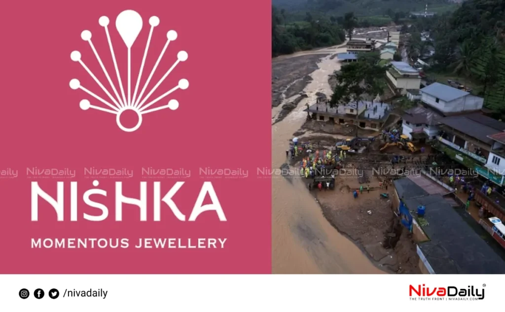 Nishka Jewellers disaster relief donation