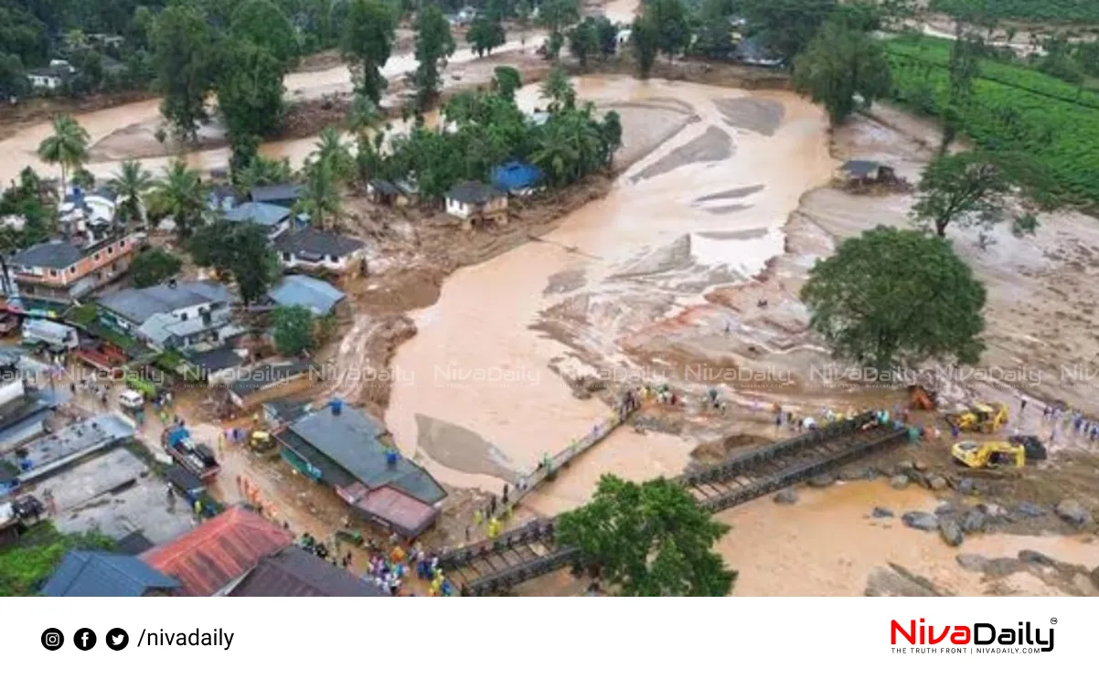 Wayanad landslide disaster government aid