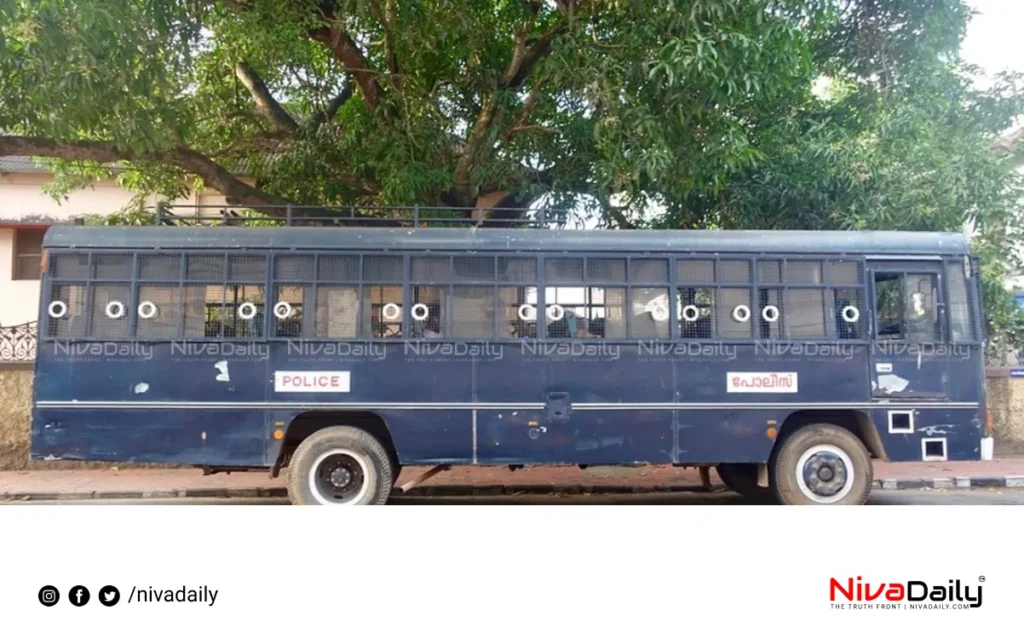 Police bus accident Kozhikode