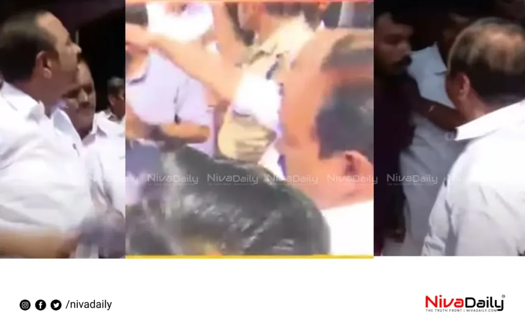 Congress workers attack reporters Pathanamthitta