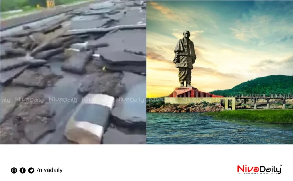 Gujarat floods Statue of Unity