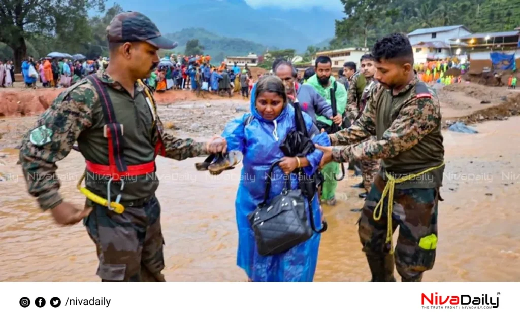 Wayanad landslide rescue