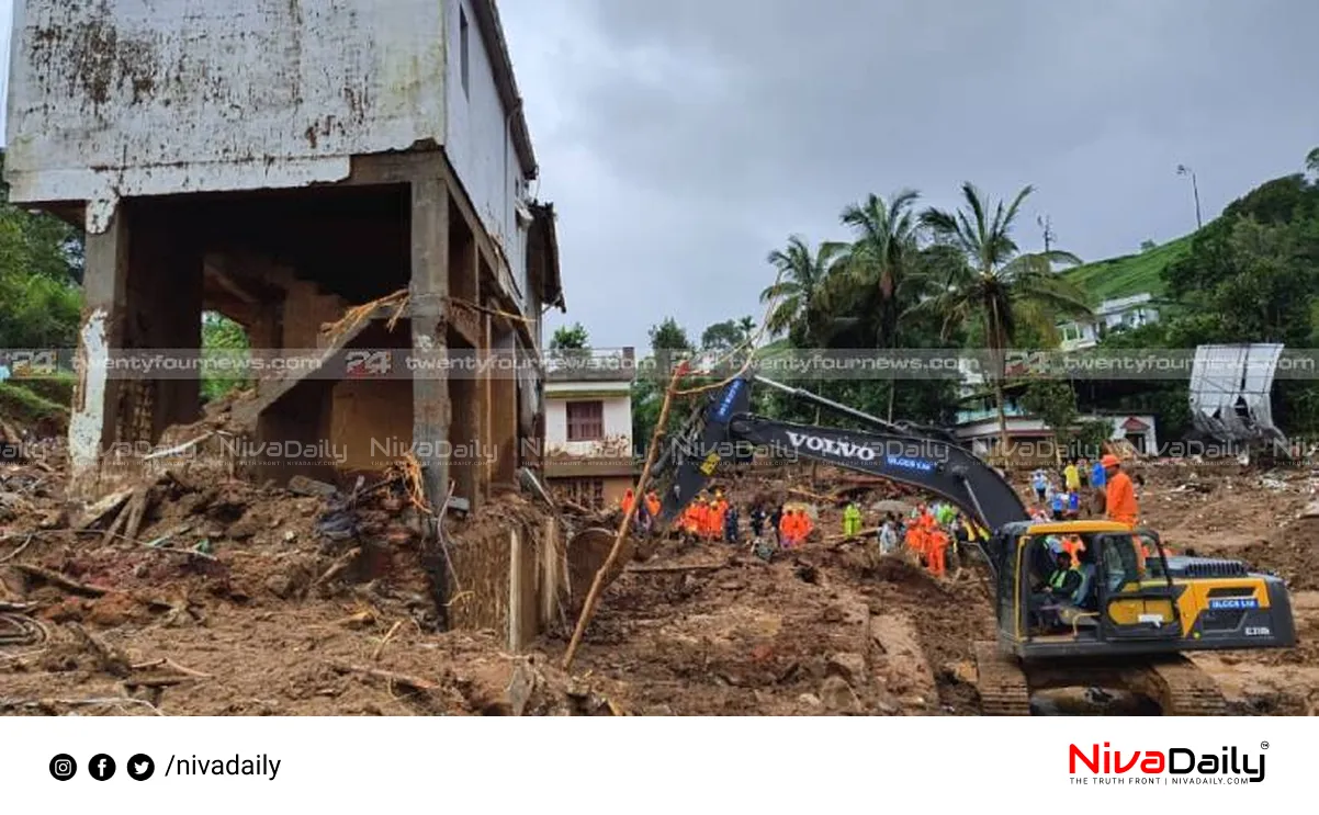 Wayanad landslide rescue operations