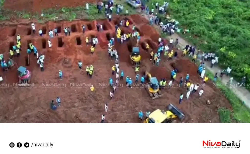 Wayanad landslide cremation