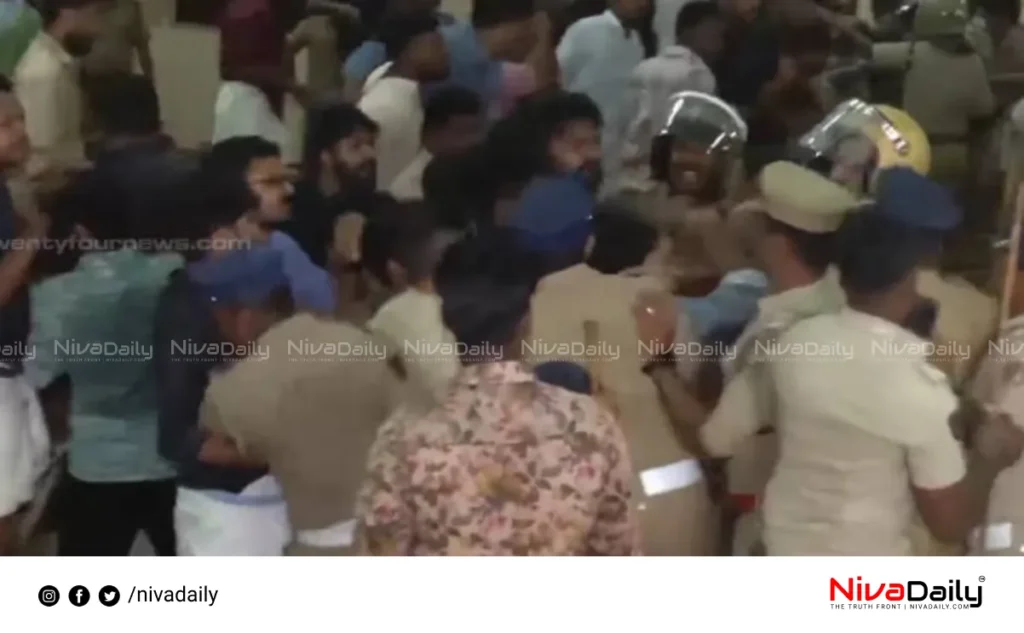 Kerala University Senate Election Clash