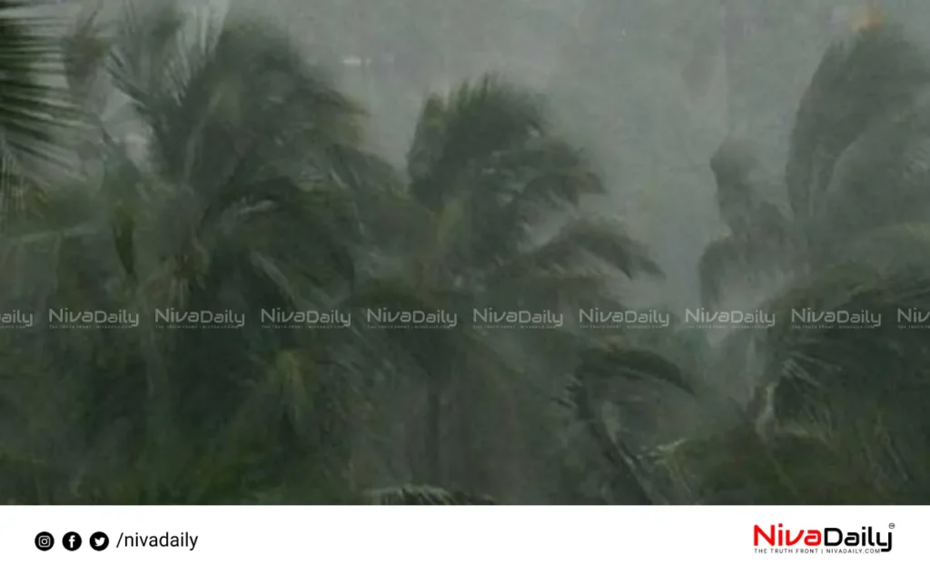 Kerala yellow alert heavy rain