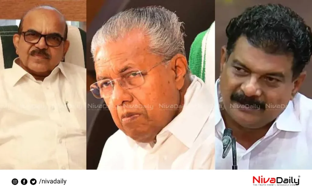 Pinarayi Vijayan defends P Sasi