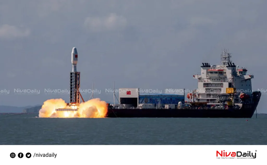 China satellite launch sea platform