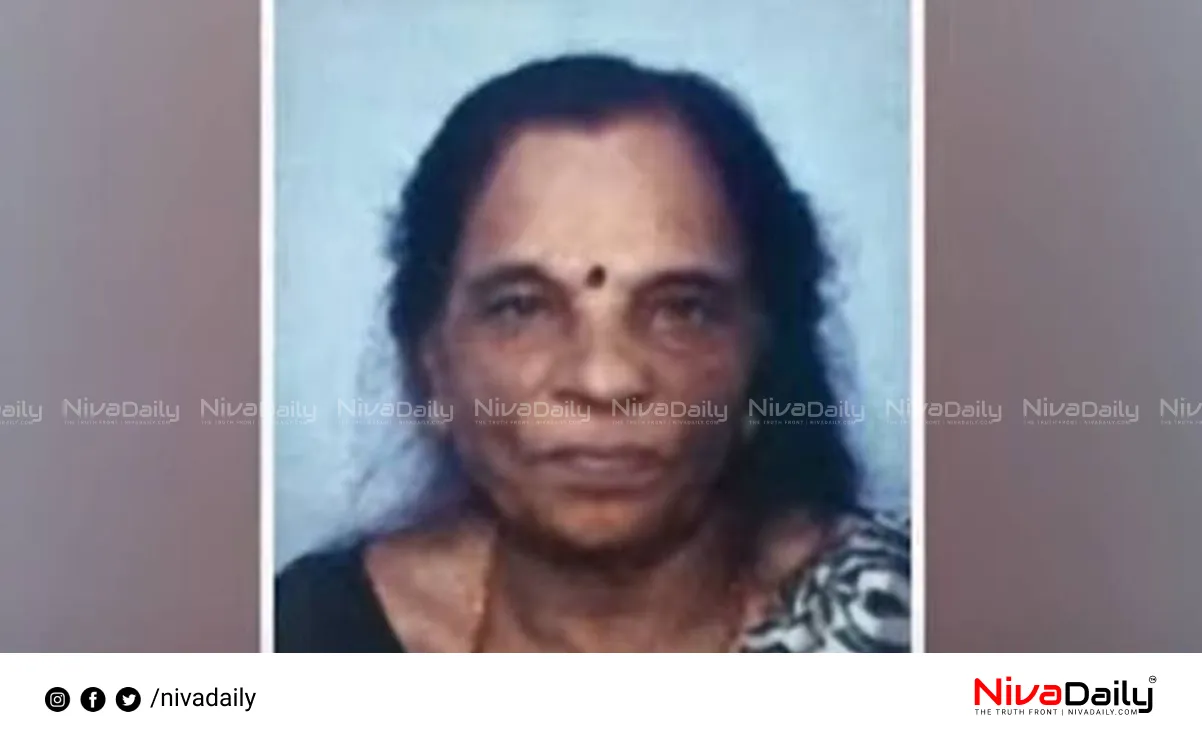 Elderly woman murder case