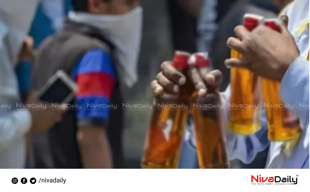 Illegal liquor seizure Thiruvalla