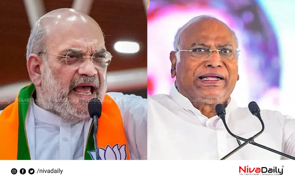 Amit Shah criticizes Kharge Modi statement