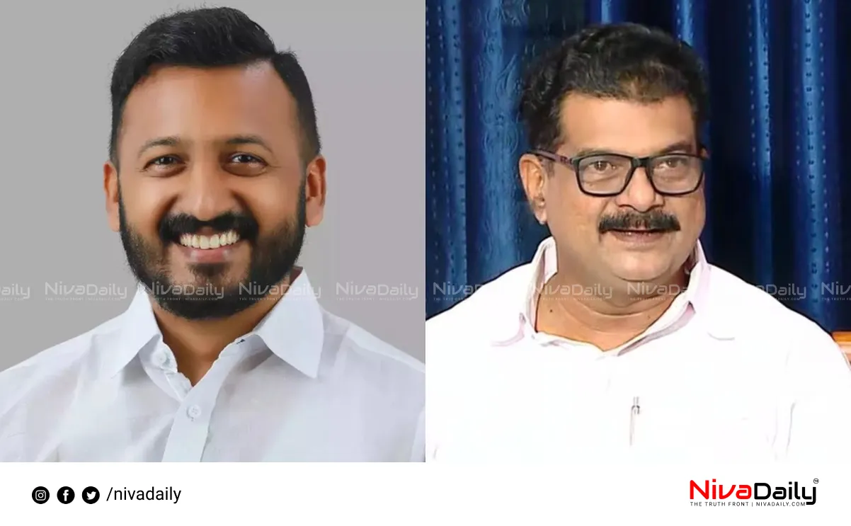 Rahul Mamkoottathil supports PV Anwar