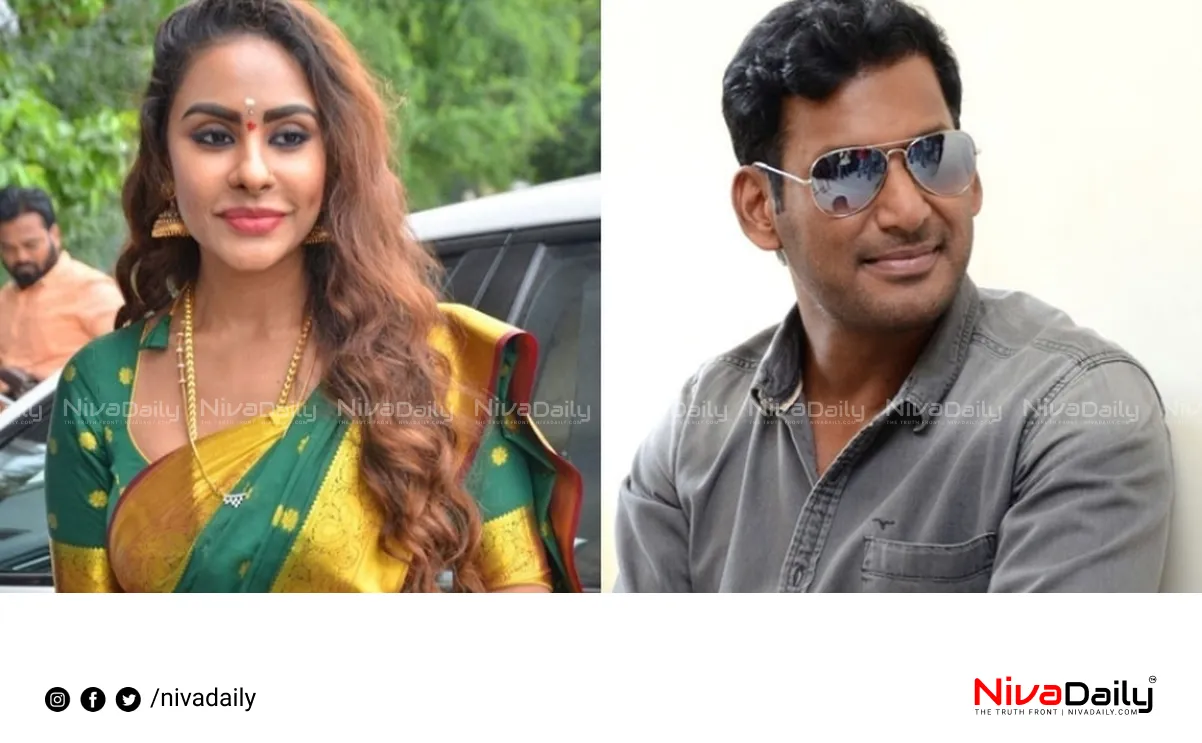 Sri Reddy Vishal controversy