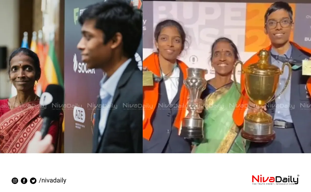 Susan Polgar Praggnanandhaa Vaishali mother Chess Olympiad