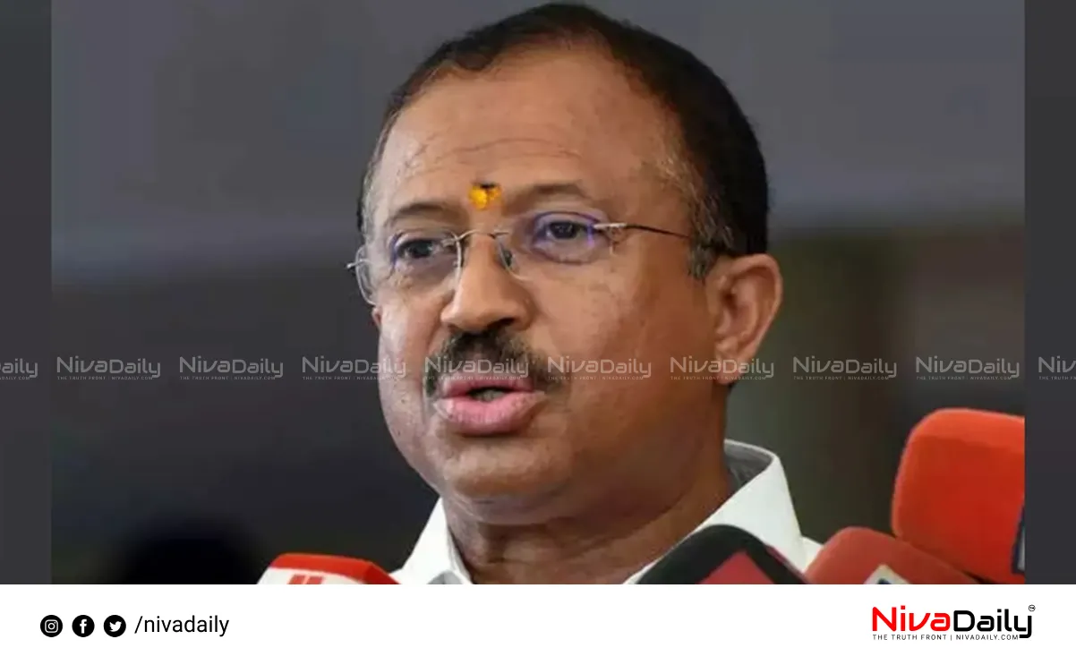 V Muraleedharan Kerala government criticism