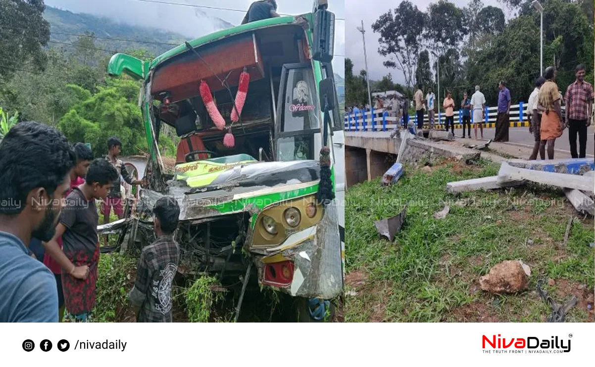 Idukki tourist bus accident