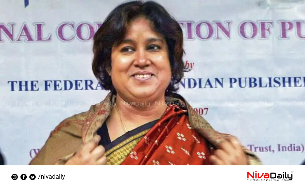 Taslima Nasreen India stay appeal