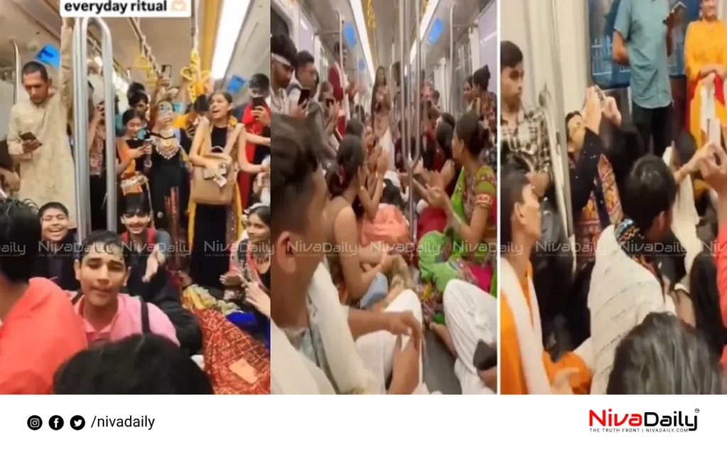 Mumbai Metro Jai Shri Ram video