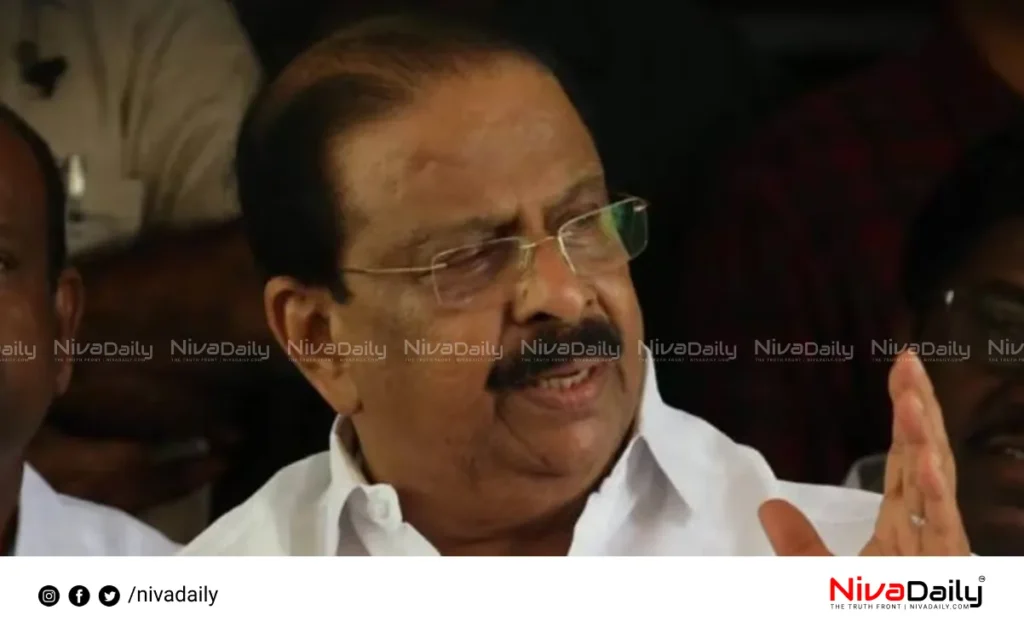 K Sudhakaran allegations P Sasi