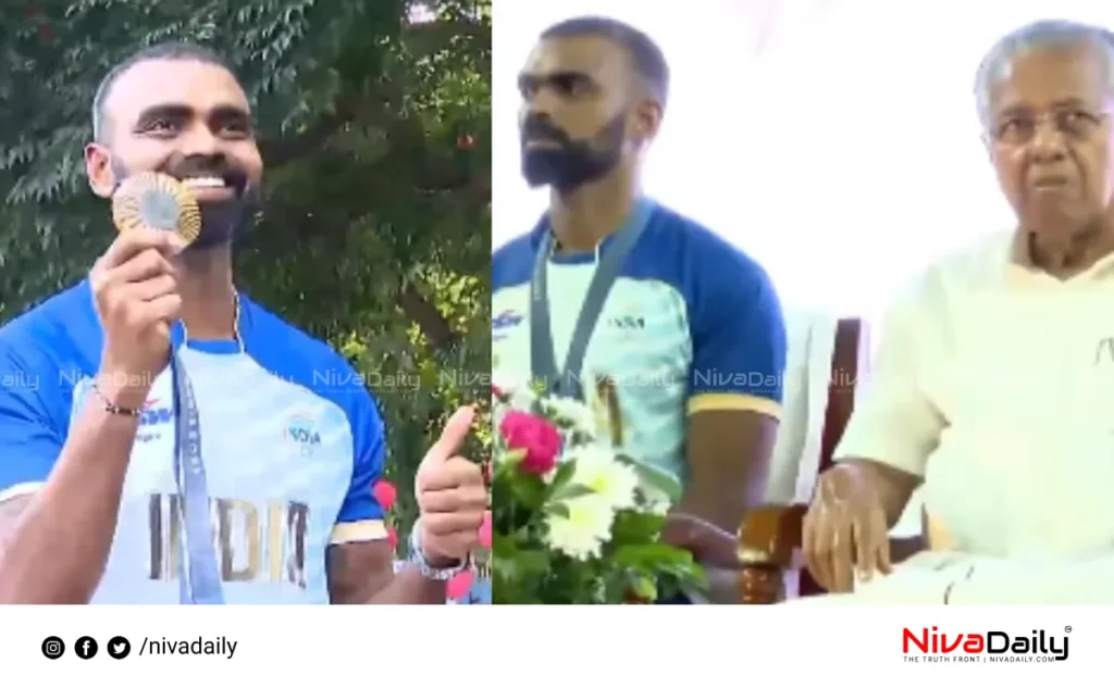 PR Sreejesh Olympic reception