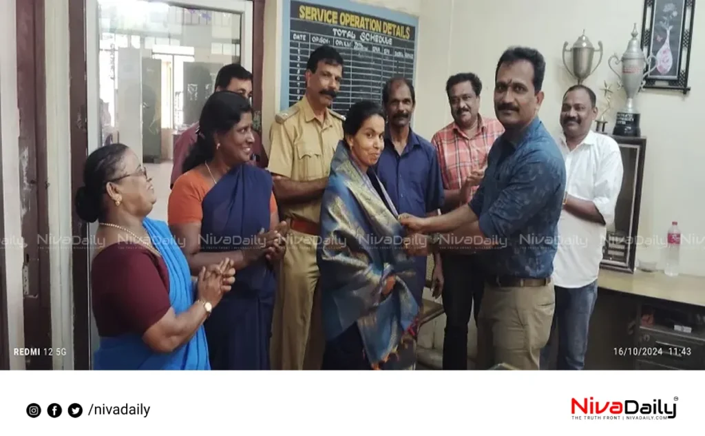 KSRTC sweeper returns valuable ring