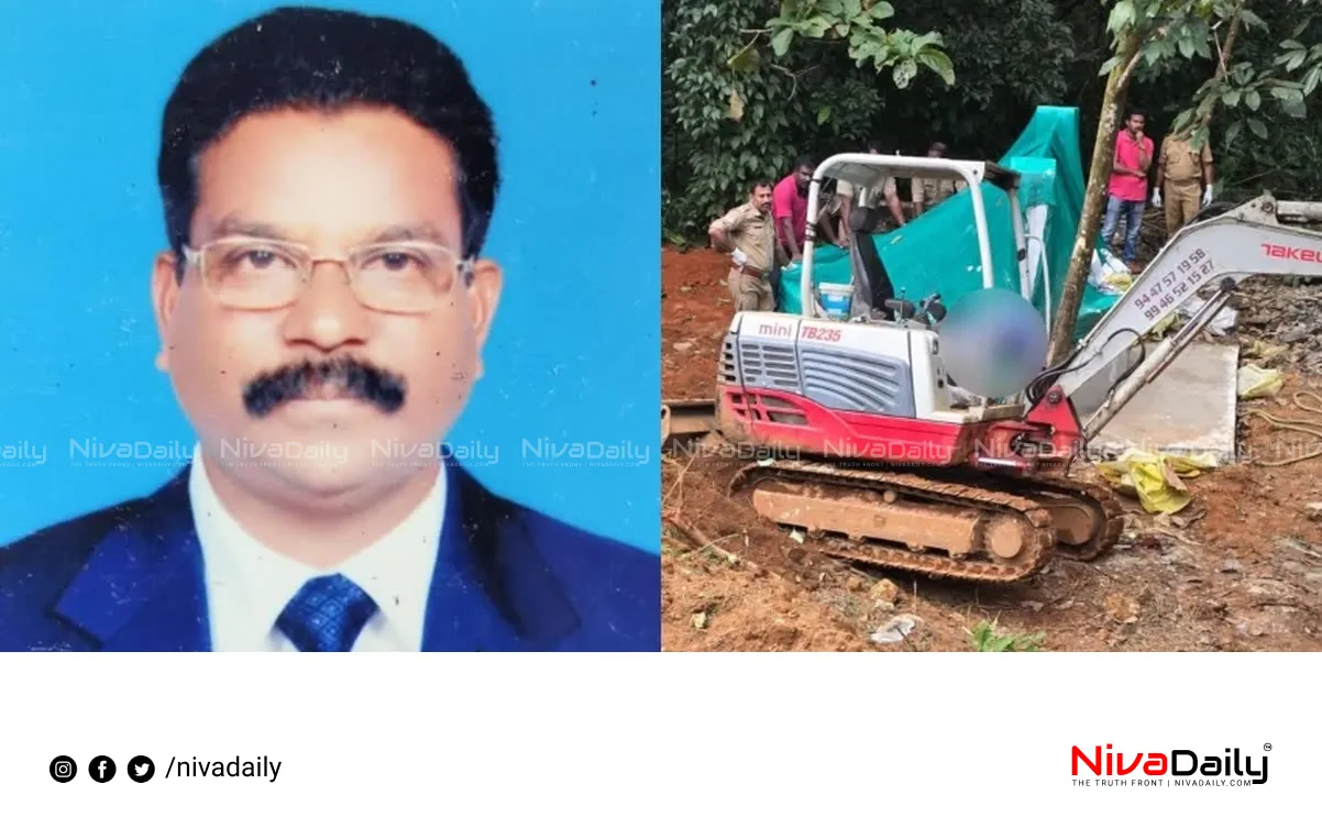 excavator accident Pala