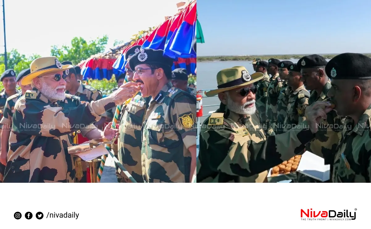 Modi Diwali Army celebration