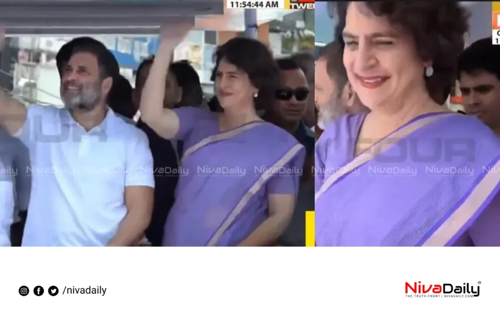 Priyanka Gandhi Wayanad road show