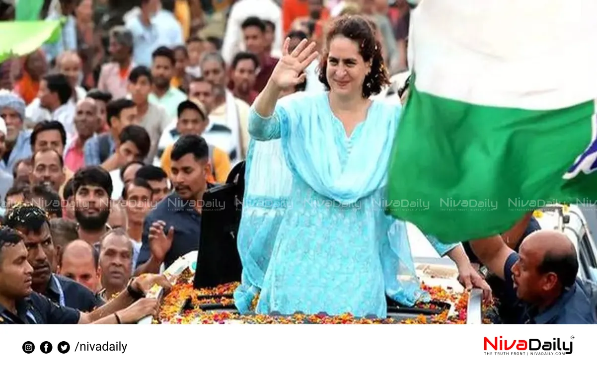 Priyanka Gandhi Wayanad byelection campaign