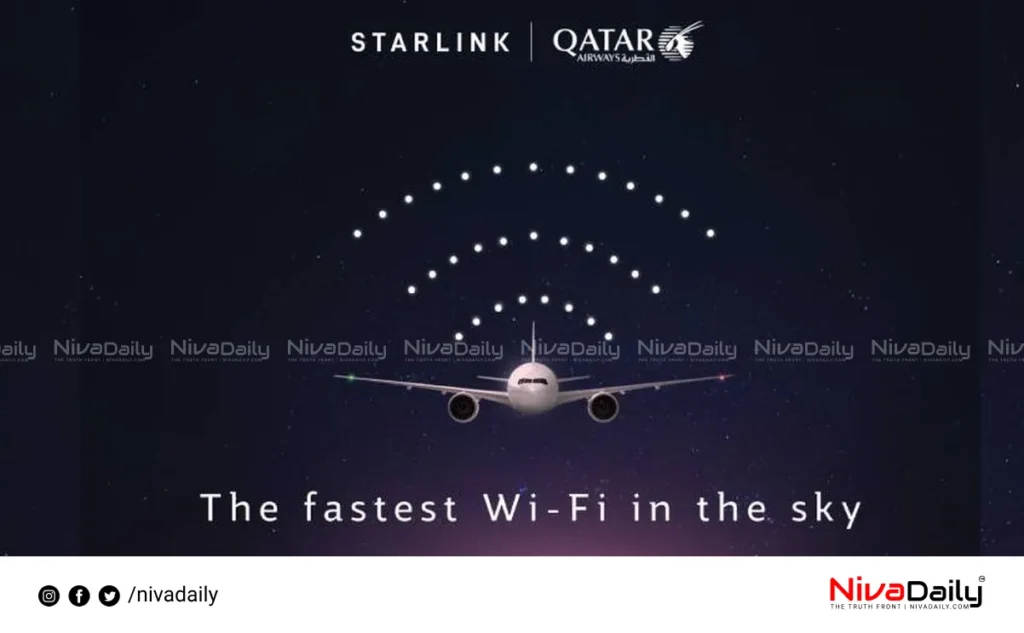 Qatar Airways Starlink Boeing 777